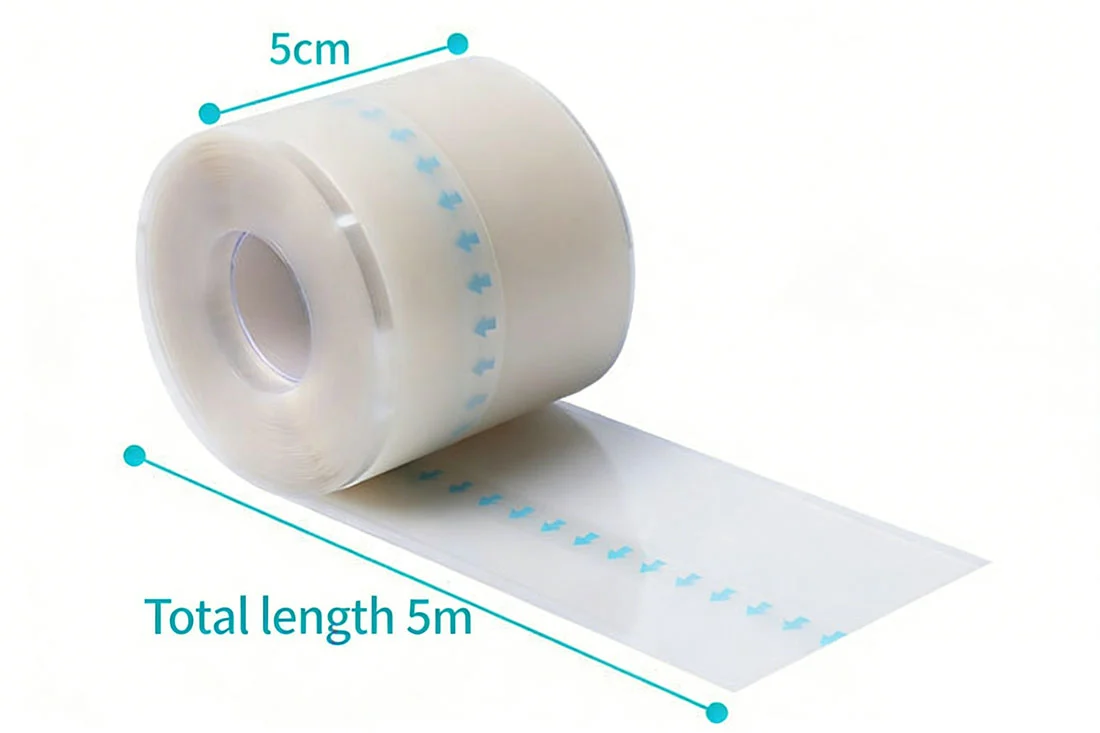 Non Bordered Hydrocolloid Dressing Roll For Infant Care